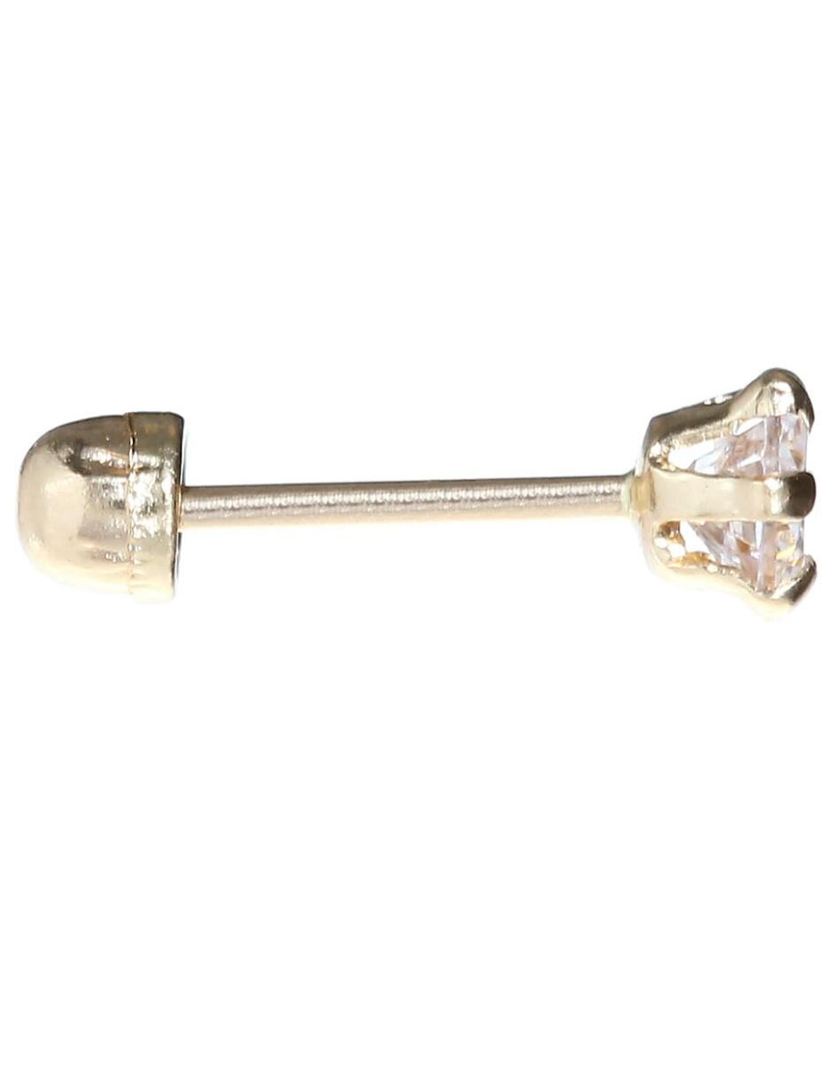 Broqueles de oro amarillo 14 K con acabado brillante 2