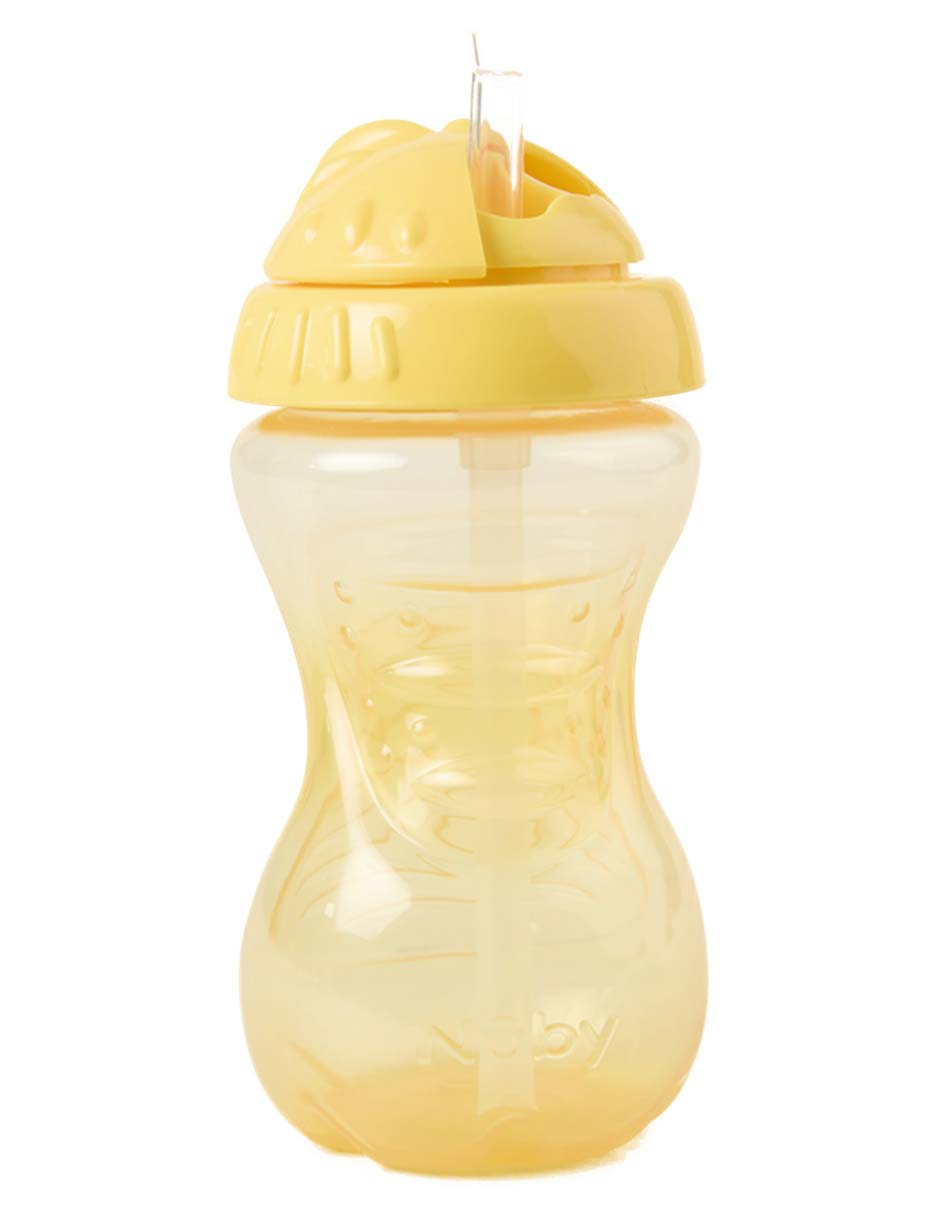 Vaso con tapa y popote nuby de pl‡stico