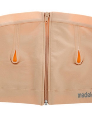 Top maternidad cuello asimétrico escote regular sin tirantes