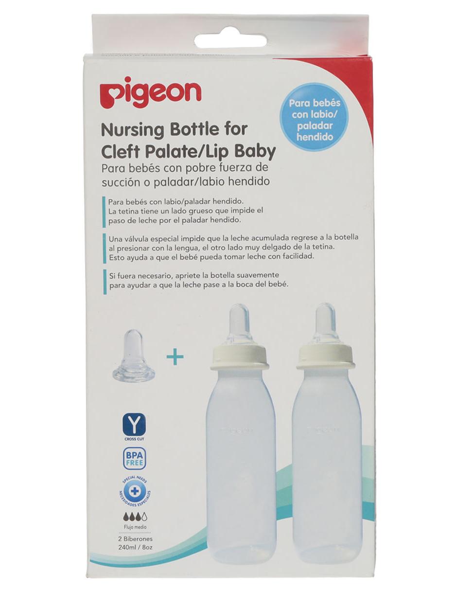 Set de biberón Pigeon de 8 oz