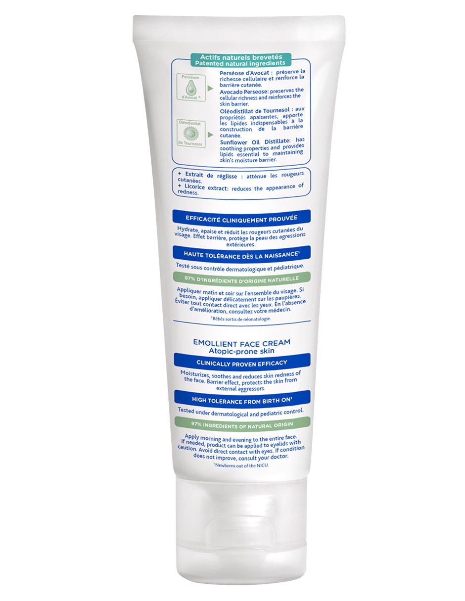 stelatopia crema emoliante para rostro y parpados 40m 2