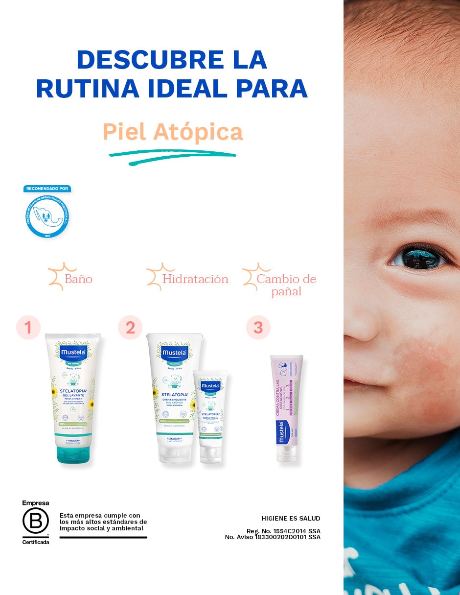 stelatopia crema emoliante para rostro y parpados 40m
