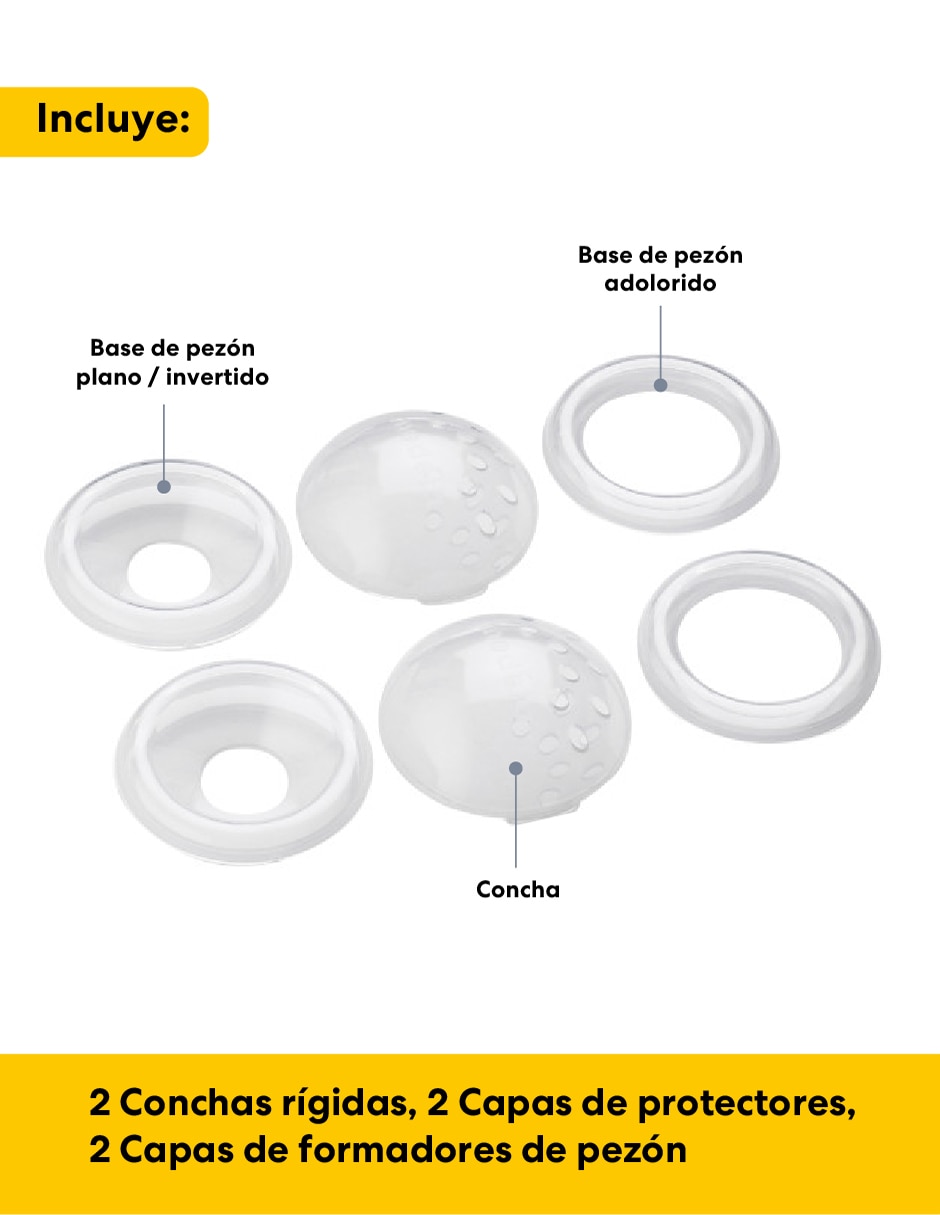 Concha protectora Medela 6 piezas