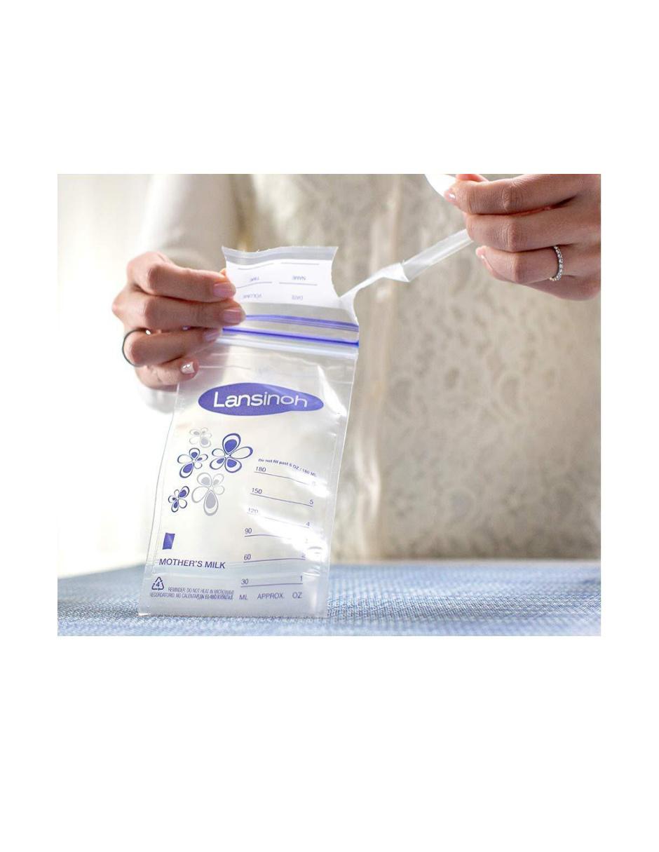 Bolsa almacenadora para alimento Lansinoh 50 piezas
