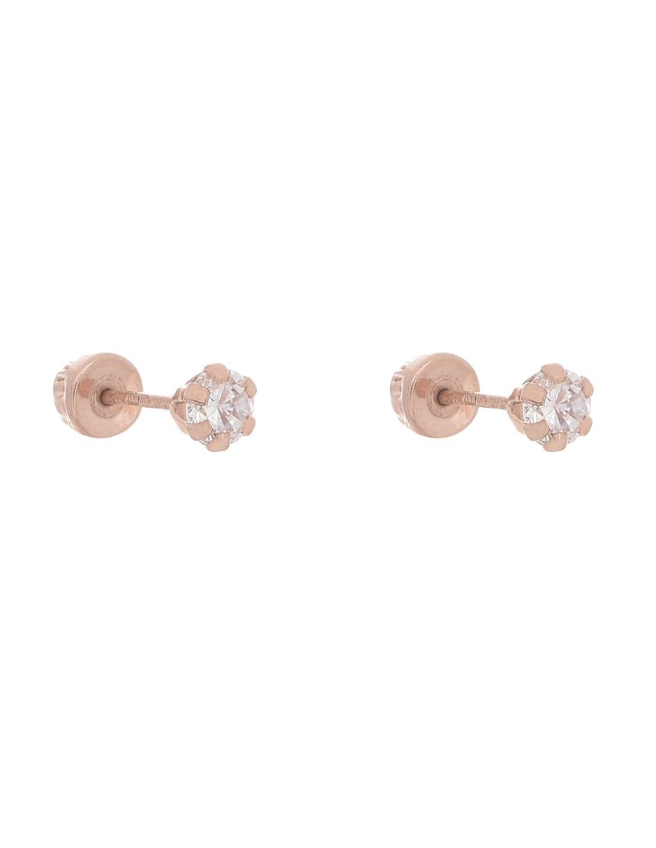 Broqueles con acabado brillante zirconia
