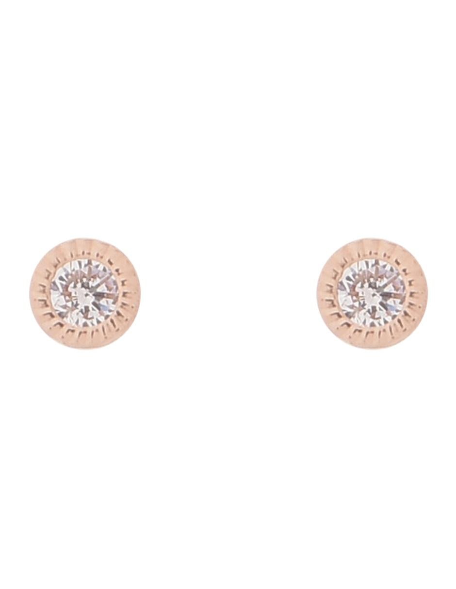 Broqueles con acabado brillante zirconia