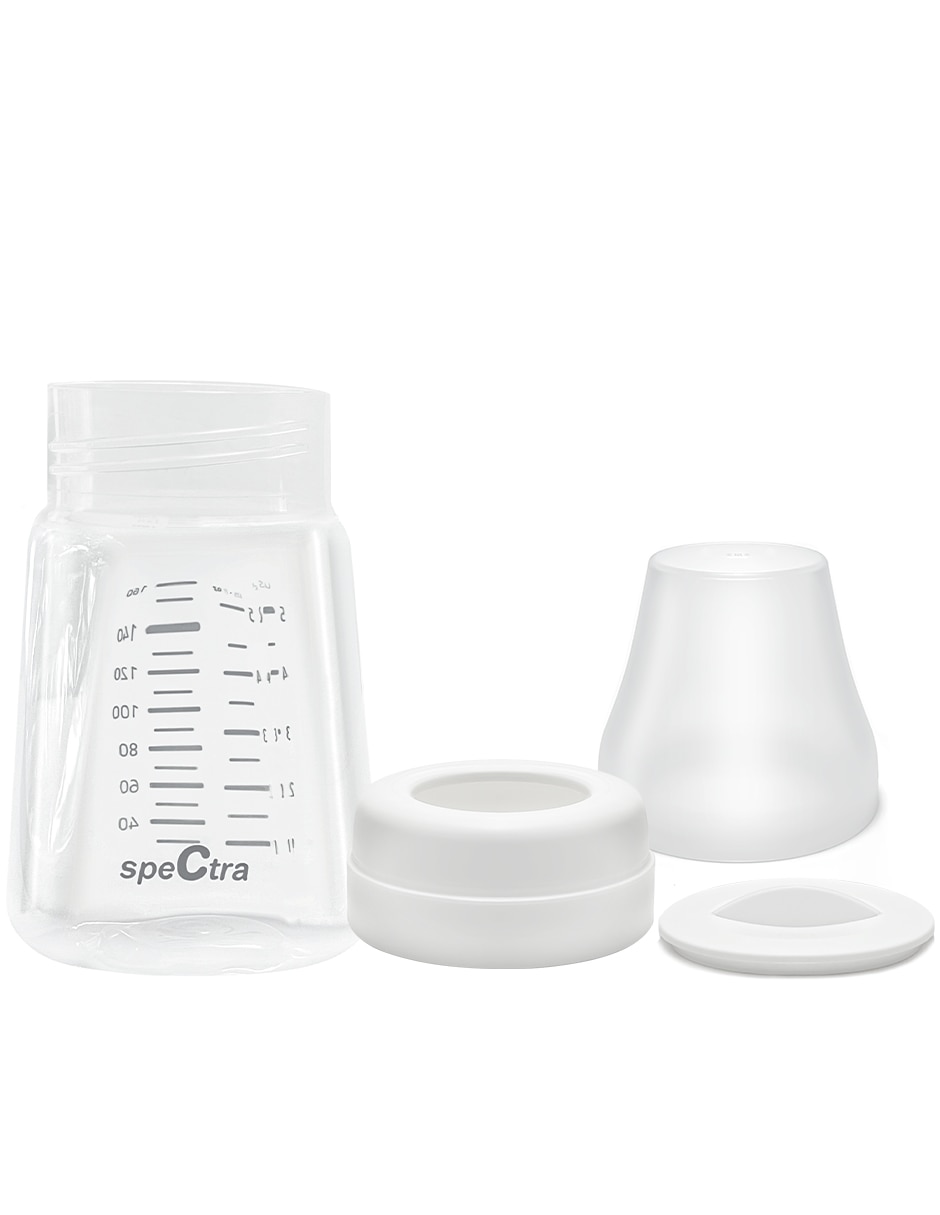Botella Almacenamiento de Leche Materna Cuello Ancho Spectra 2 pzas