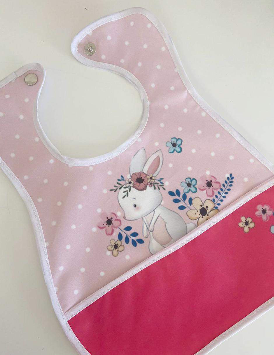 Babero estampado animal print 4 piezas 2