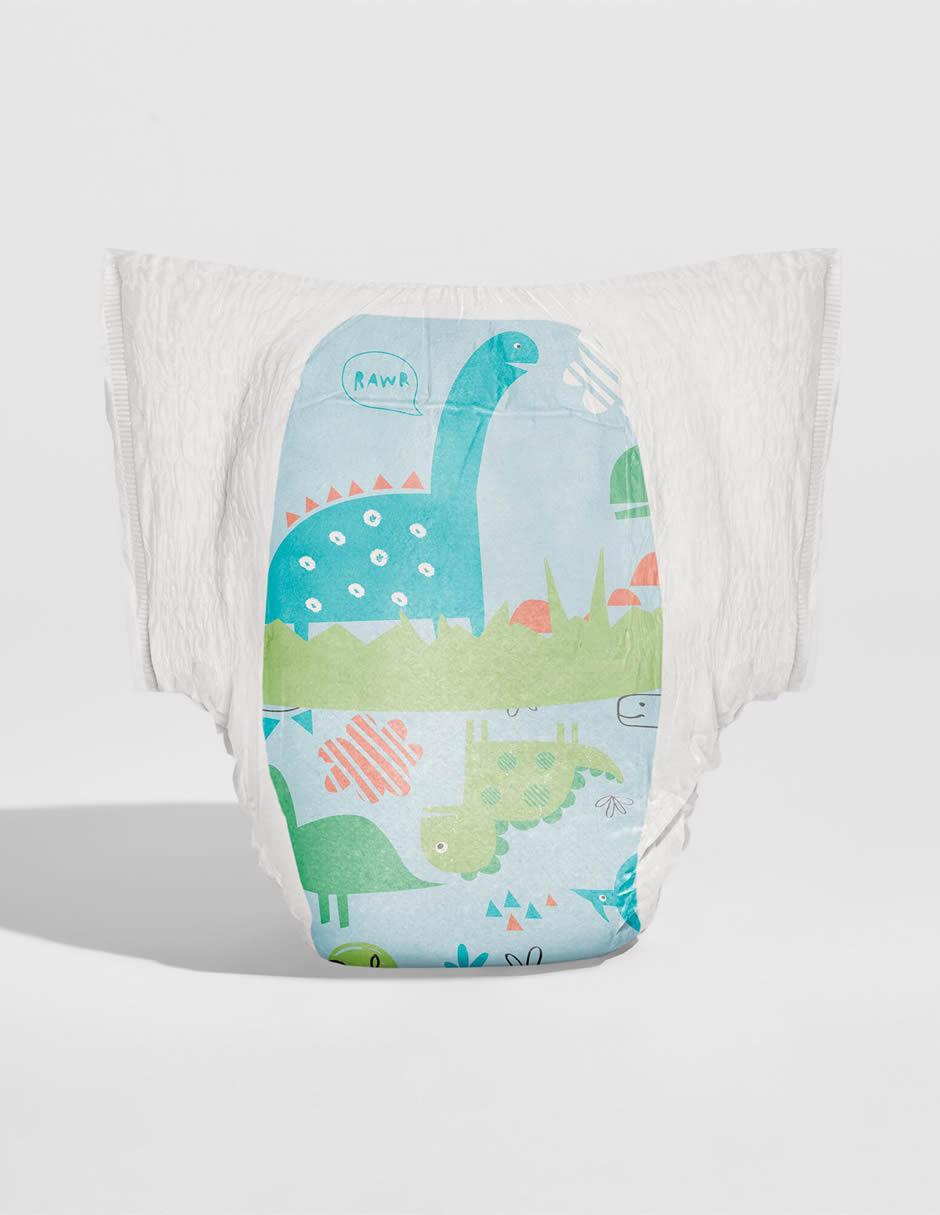Pañales entrenadores Honest Dinosaurs 4T/5T unisex 19 piezas