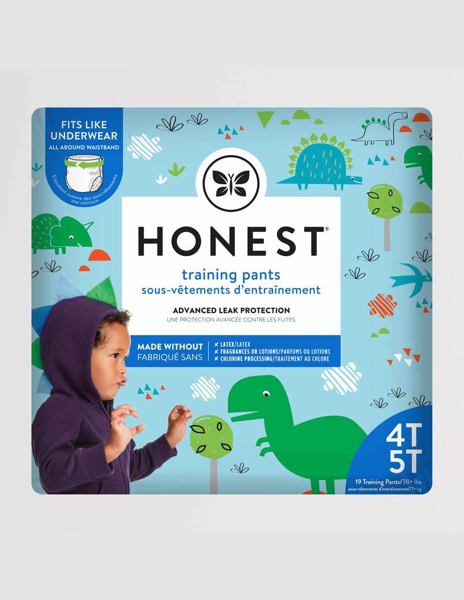 Pañales entrenadores Honest Dinosaurs 4T/5T unisex 19 piezas