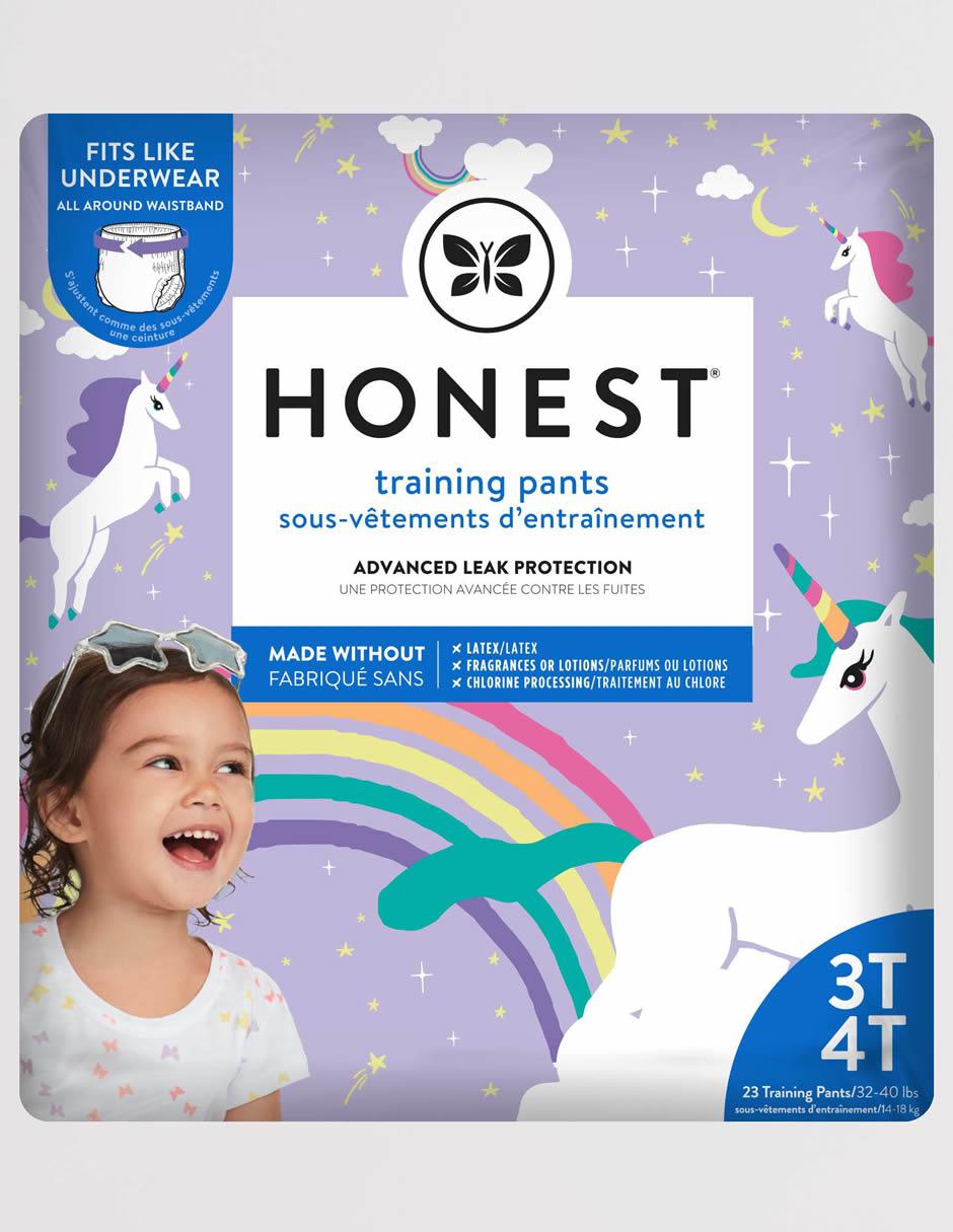 Pañales entrenadores Honest Unicorns 3T/4T unisex 23 piezas