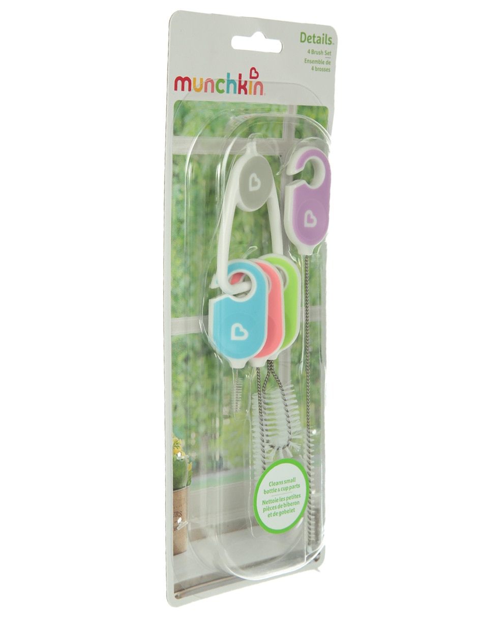 Set cepillo limpieza Munchkin con cerdas suaves