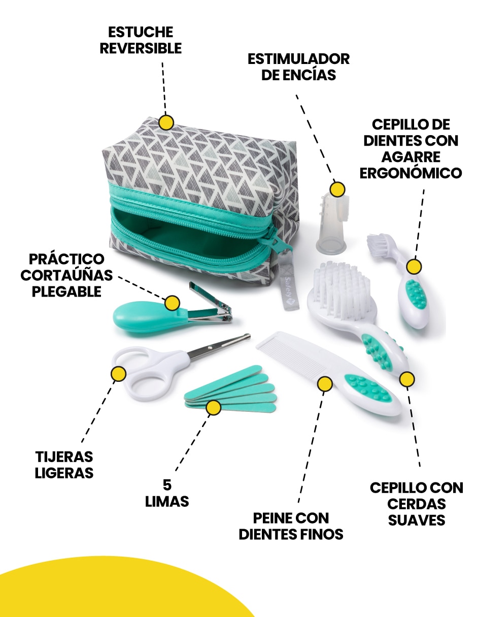 Set de higiene Safety 1st 12 piezas unisex