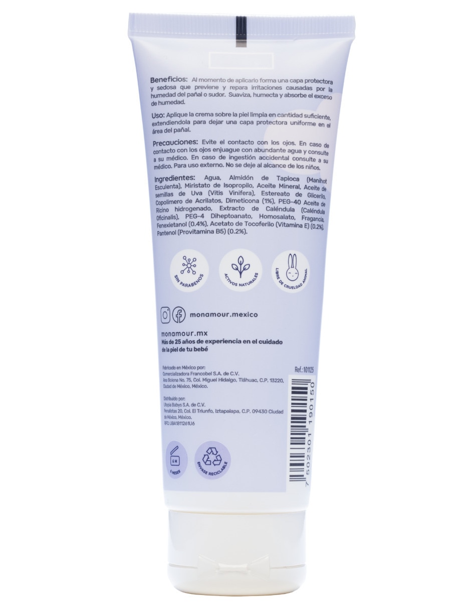 Crema para rozaduras Mon Amour