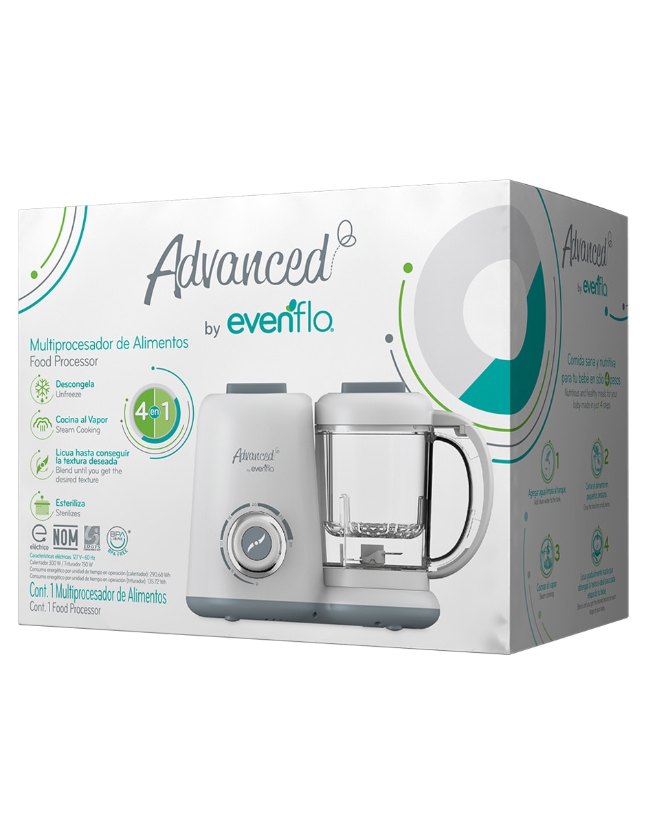 Procesador de alimentos Evenflo Advanced cuchillas de acero inoxidable