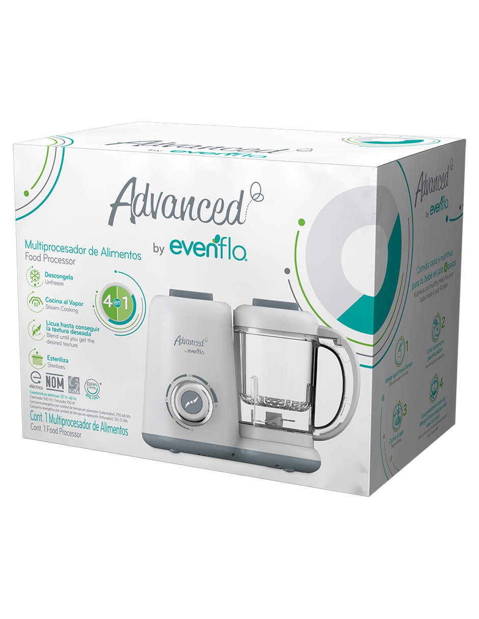 Procesador de alimentos Evenflo Advanced cuchillas de acero inoxidable