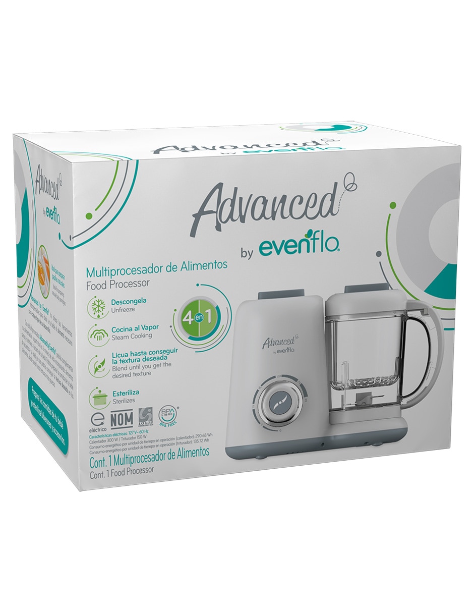 Procesador de alimentos Evenflo Advanced cuchillas de acero inoxidable