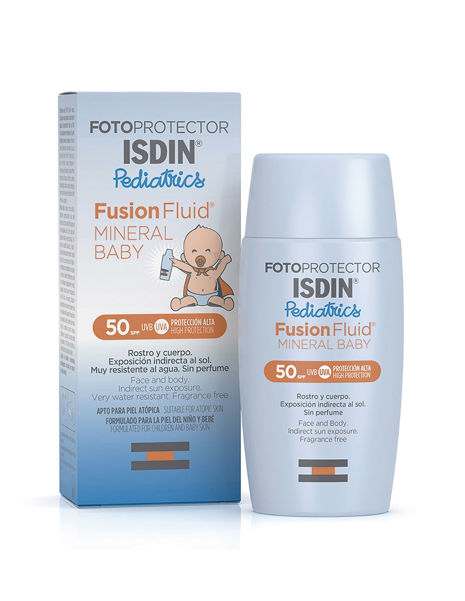 Protector solar fps 50 fusion fluid mineral baby pediatrics sin tamaño Protector solar fps 50 fusion fluid mineral baby pediatrics sin tamaño