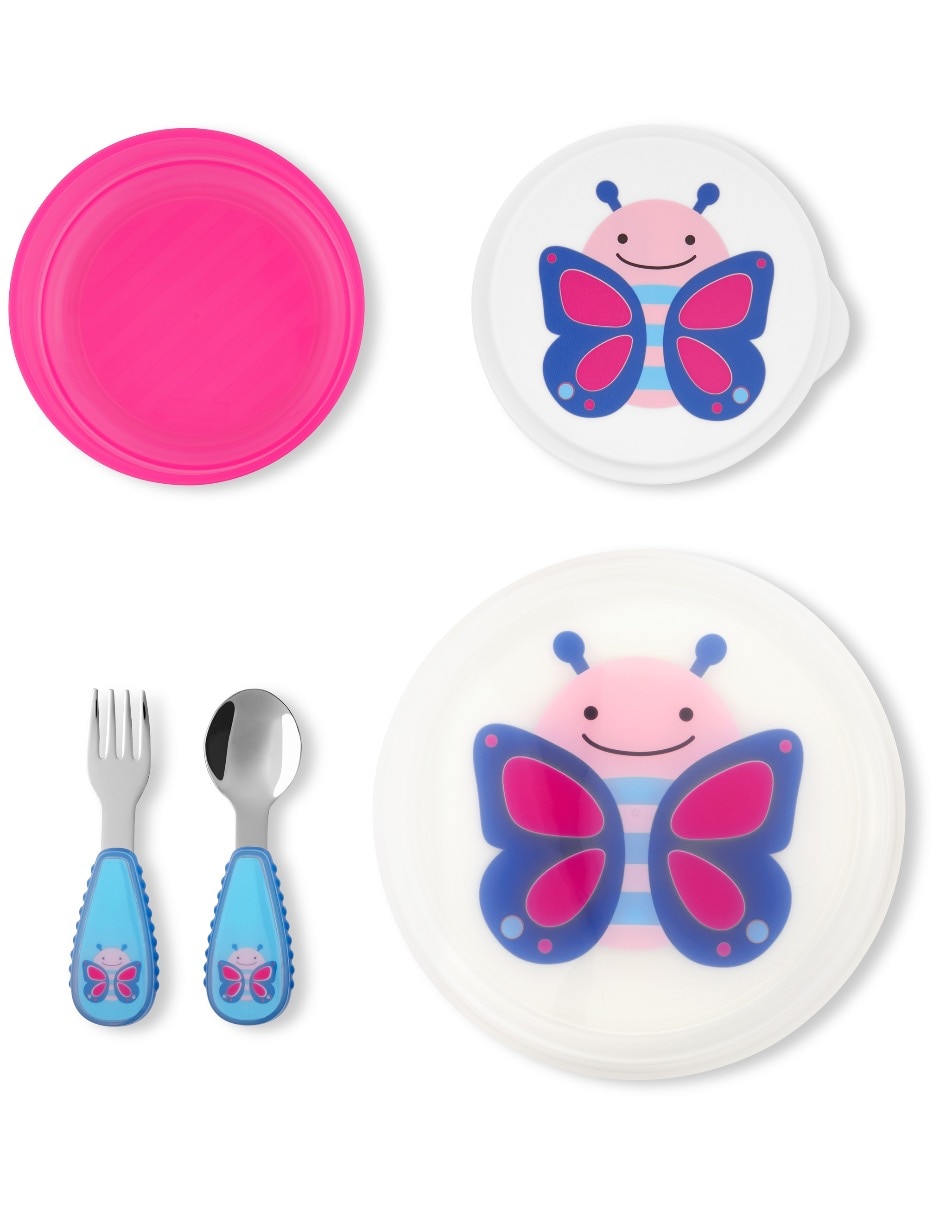 Set alimentación Skip Hop Zoo de plástico 5 piezas