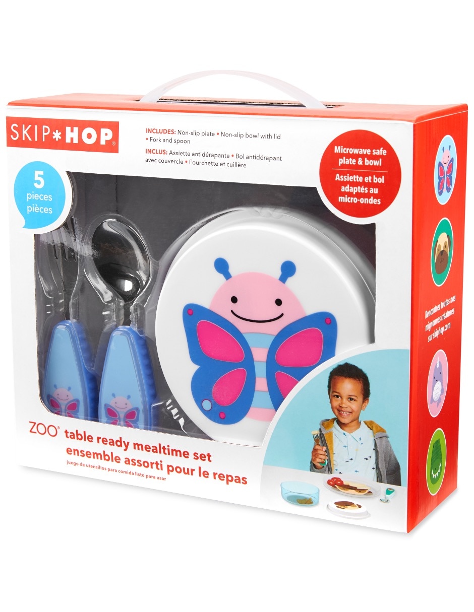 Set alimentación Skip Hop Zoo de plástico 5 piezas