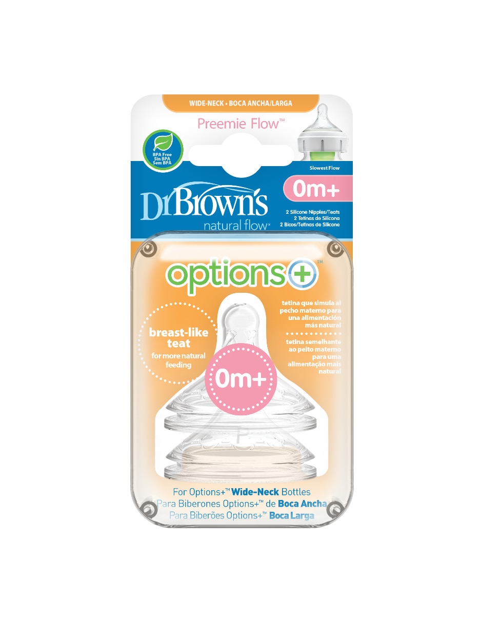 Tetina de boca ancha Dr Brown's Options +