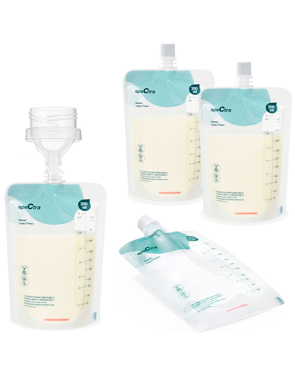 Bolsas de Almacenamiento para Leche Materna con Conector Spectra 10 piezas
