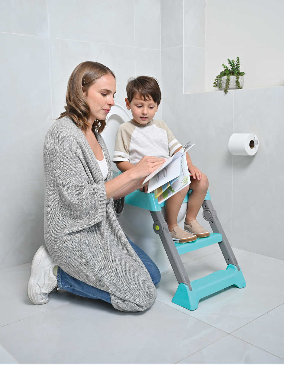 Entrenador de baño con escalón Prinsel Potty