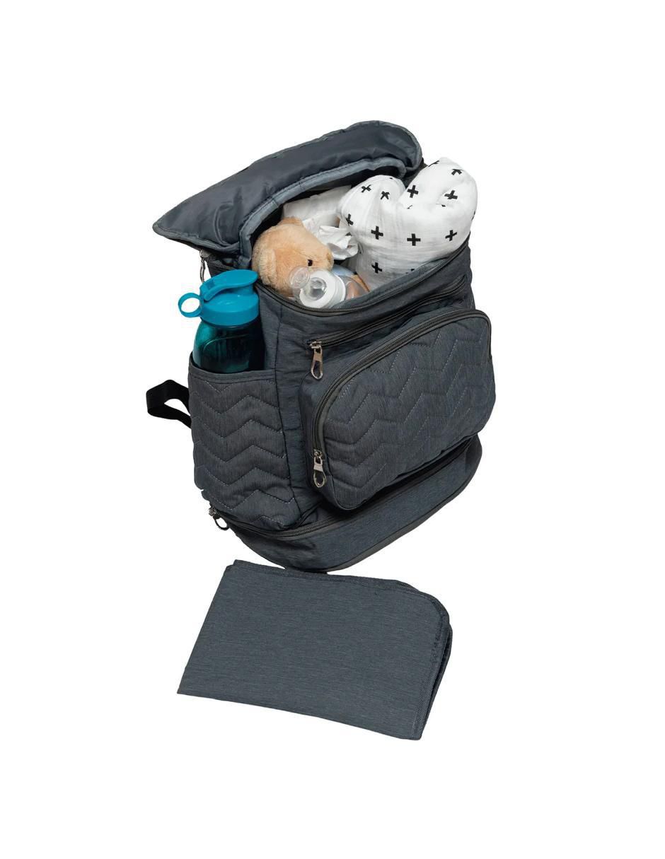 Pañalera backpack Baby Inc Chic gris