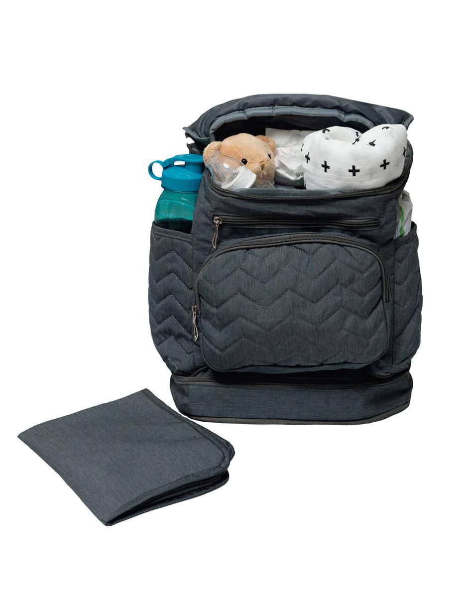 Pañalera backpack Chic gris