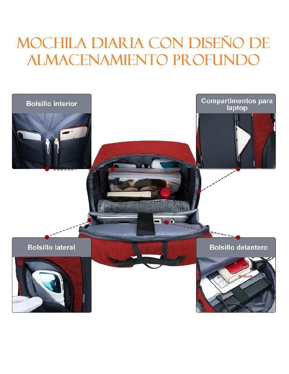 Mochila antirrobo impermeable 2