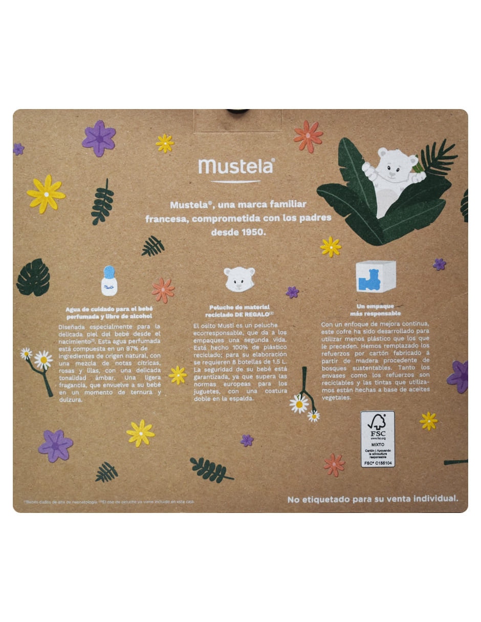 Set colonia Mustela unisex