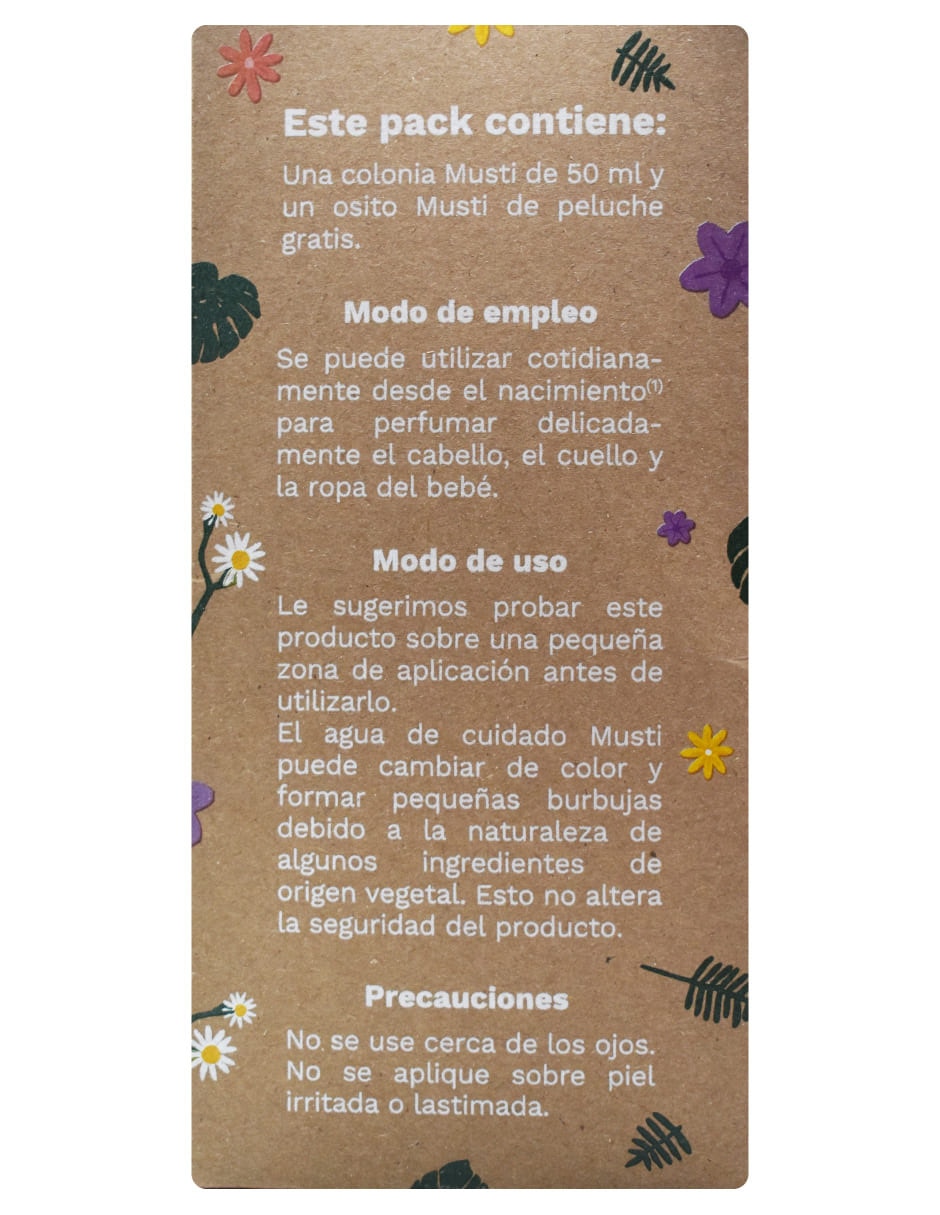 Set colonia Mustela unisex