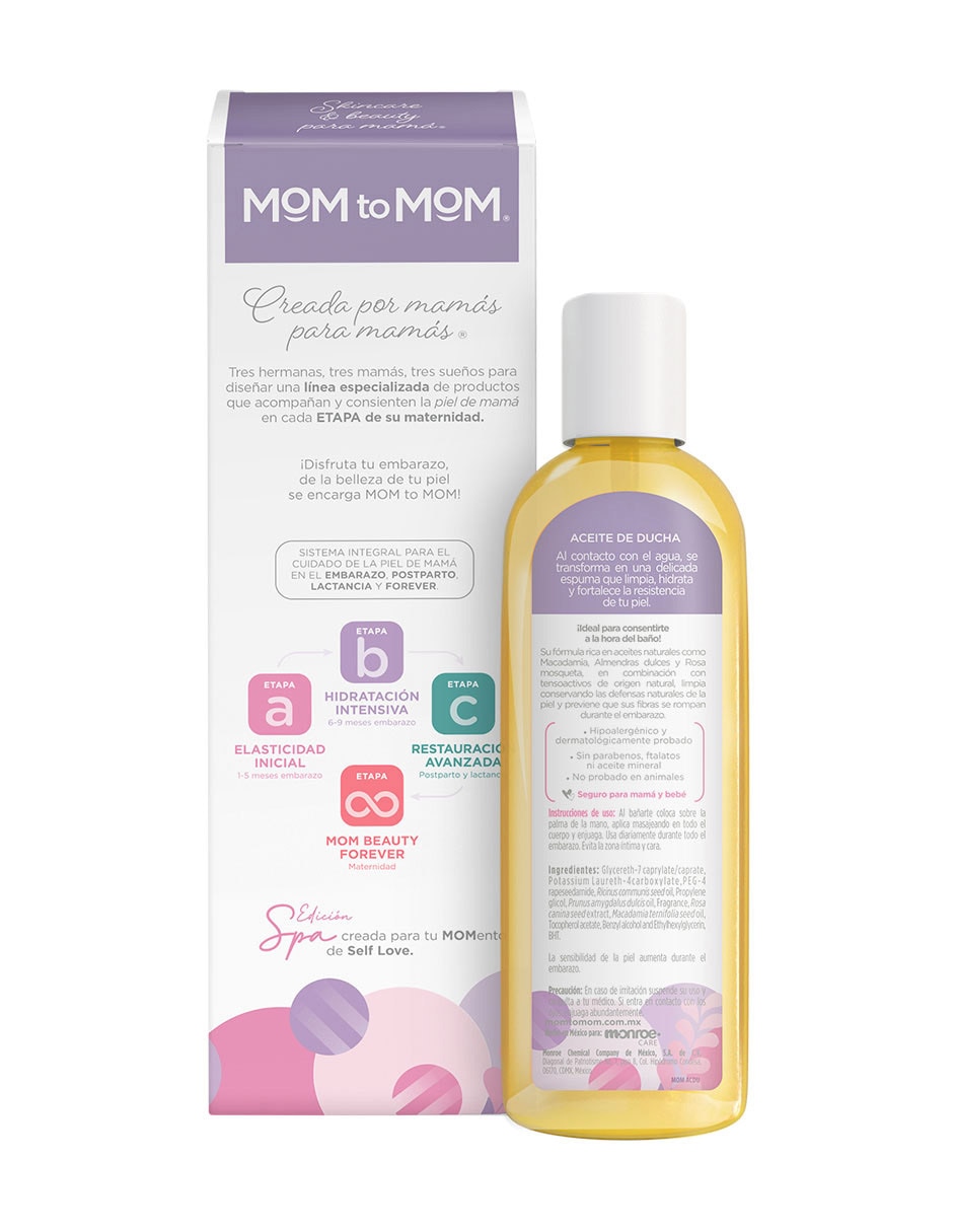 Crema para cuerpo recomendada para limpiar día y noche Aceite De Ducha Todas Las Etapas todo tipo piel 2