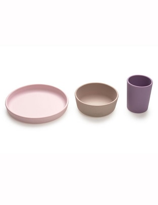 Set alimentación Melii de silicona 3 piezas