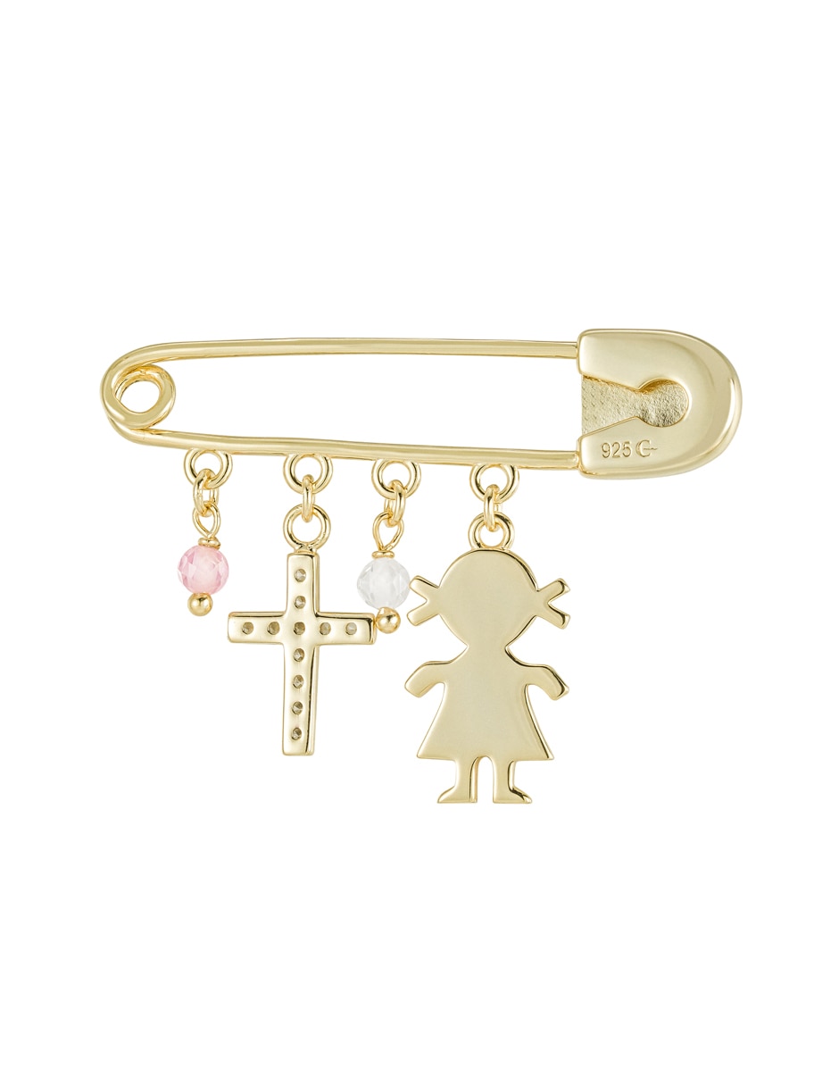 Dije de niña Carmela Mía Celebración de plata P 925 zirconia