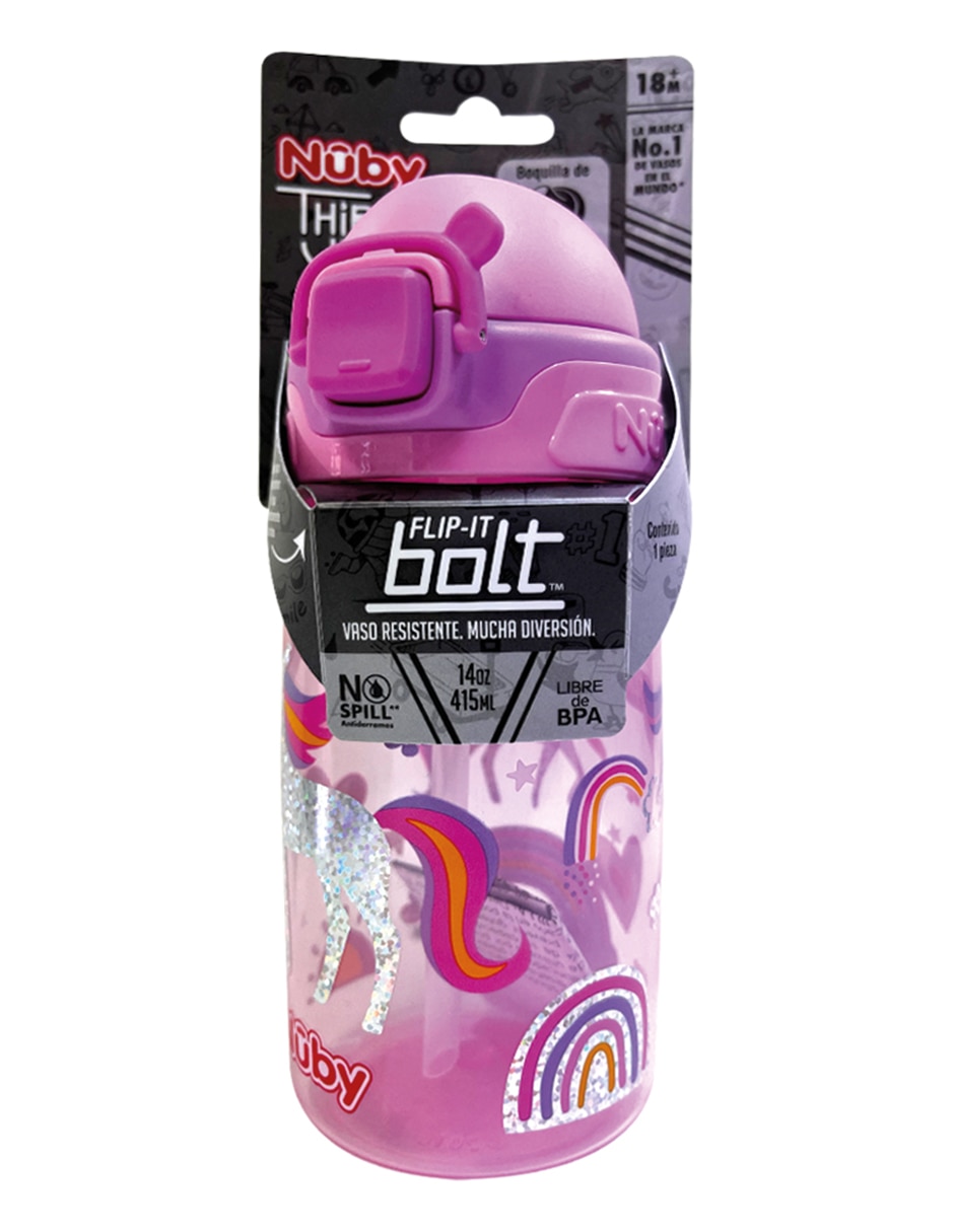 Botella de agua Nuby infantil unisex