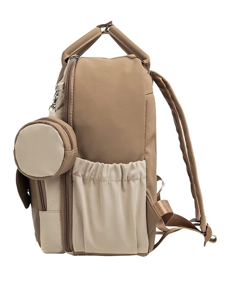 Pañalera backpack Keababies Play Latte