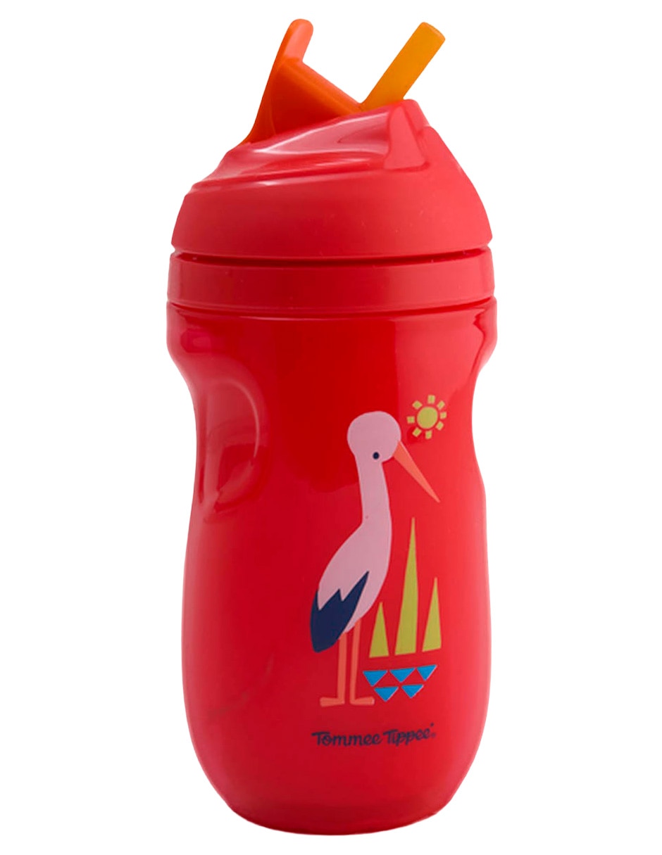 Set De Vasos Con Tapa Y Popote Tommee Tippee De Plástico Con 2 Piezas