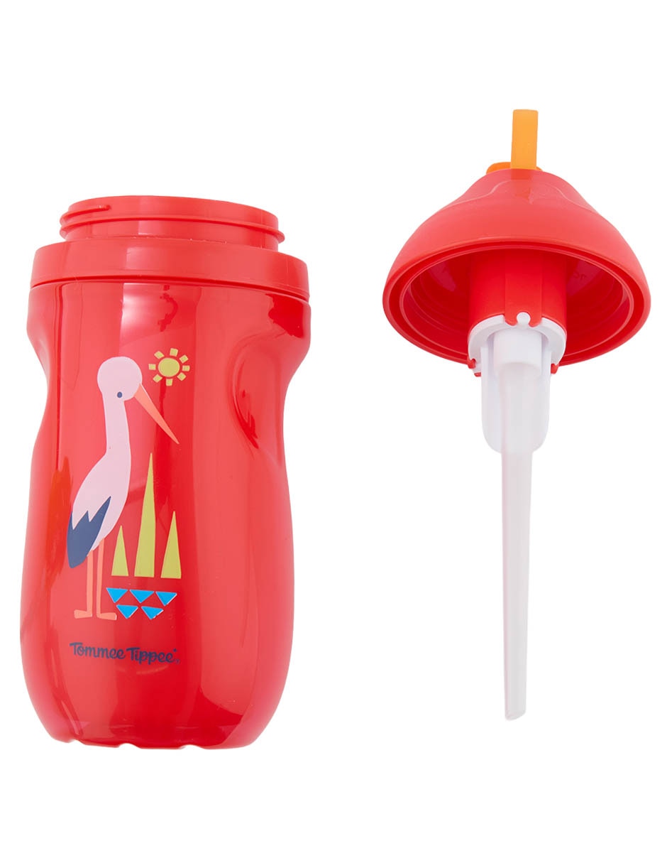 Set De Vasos Con Tapa Y Popote Tommee Tippee De Plástico Con 2 Piezas