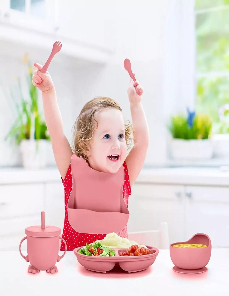 Set alimentación Genérica de silicona 7 piezas