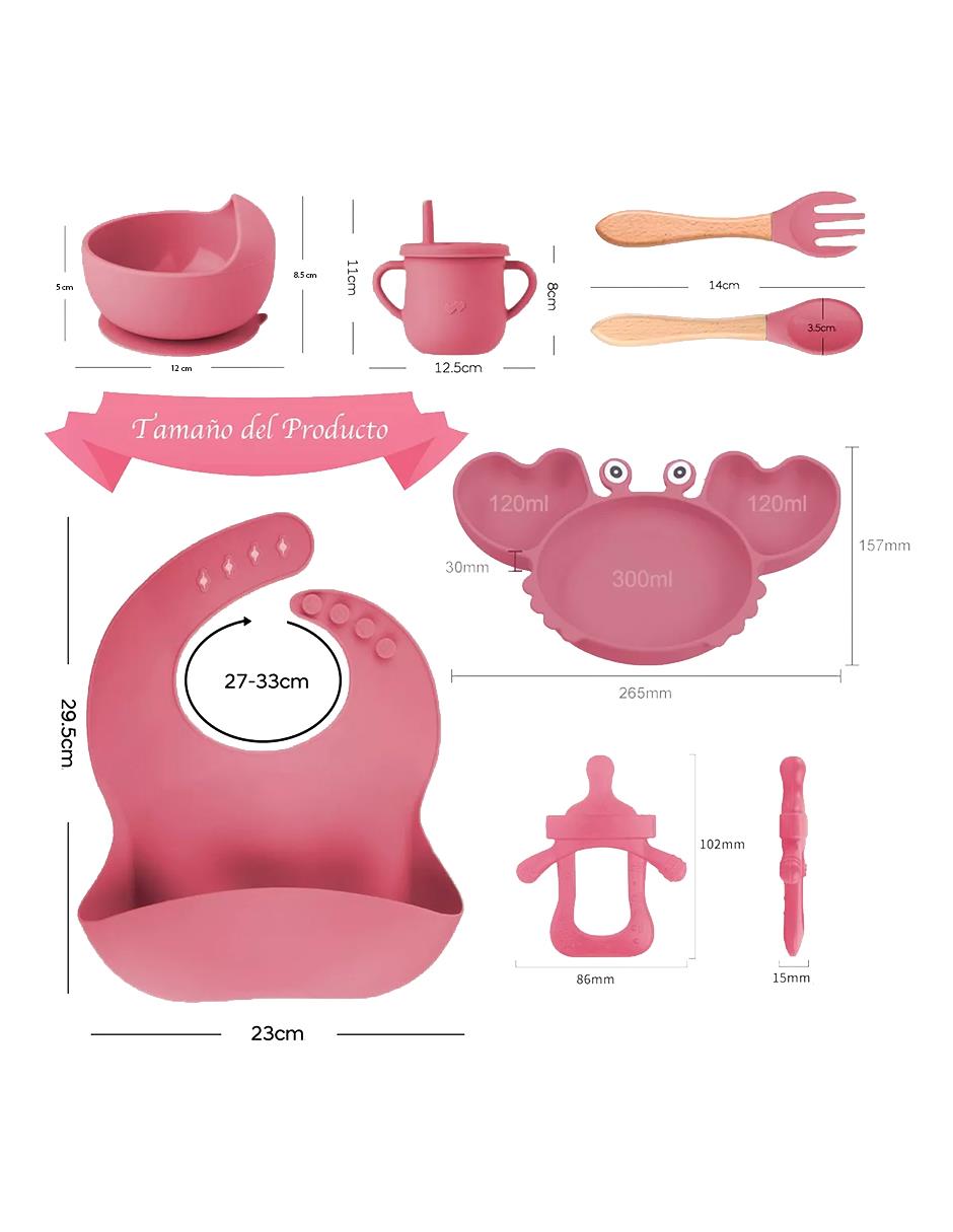 Set alimentación de silicona 12 piezas 4