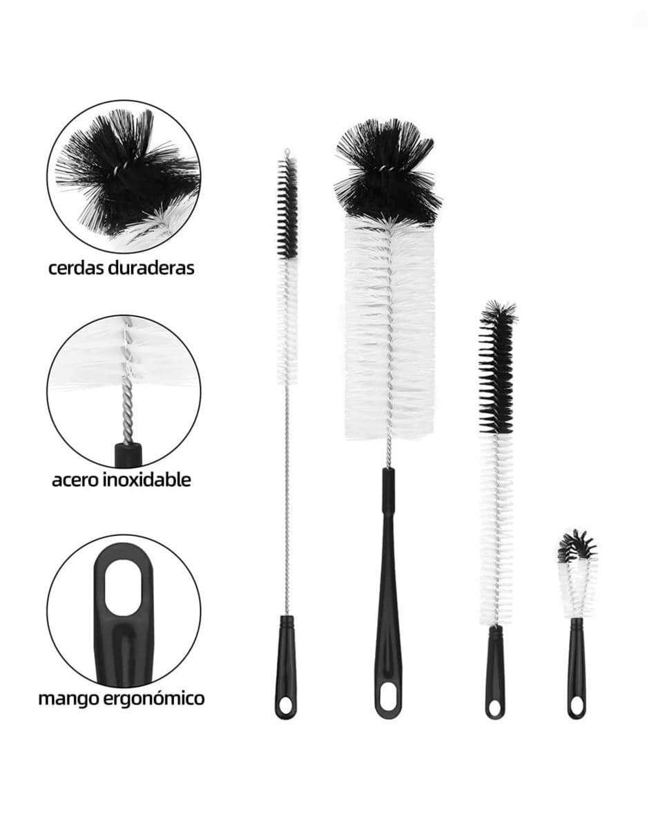 Cepillo para biberones con cerdas rígidas