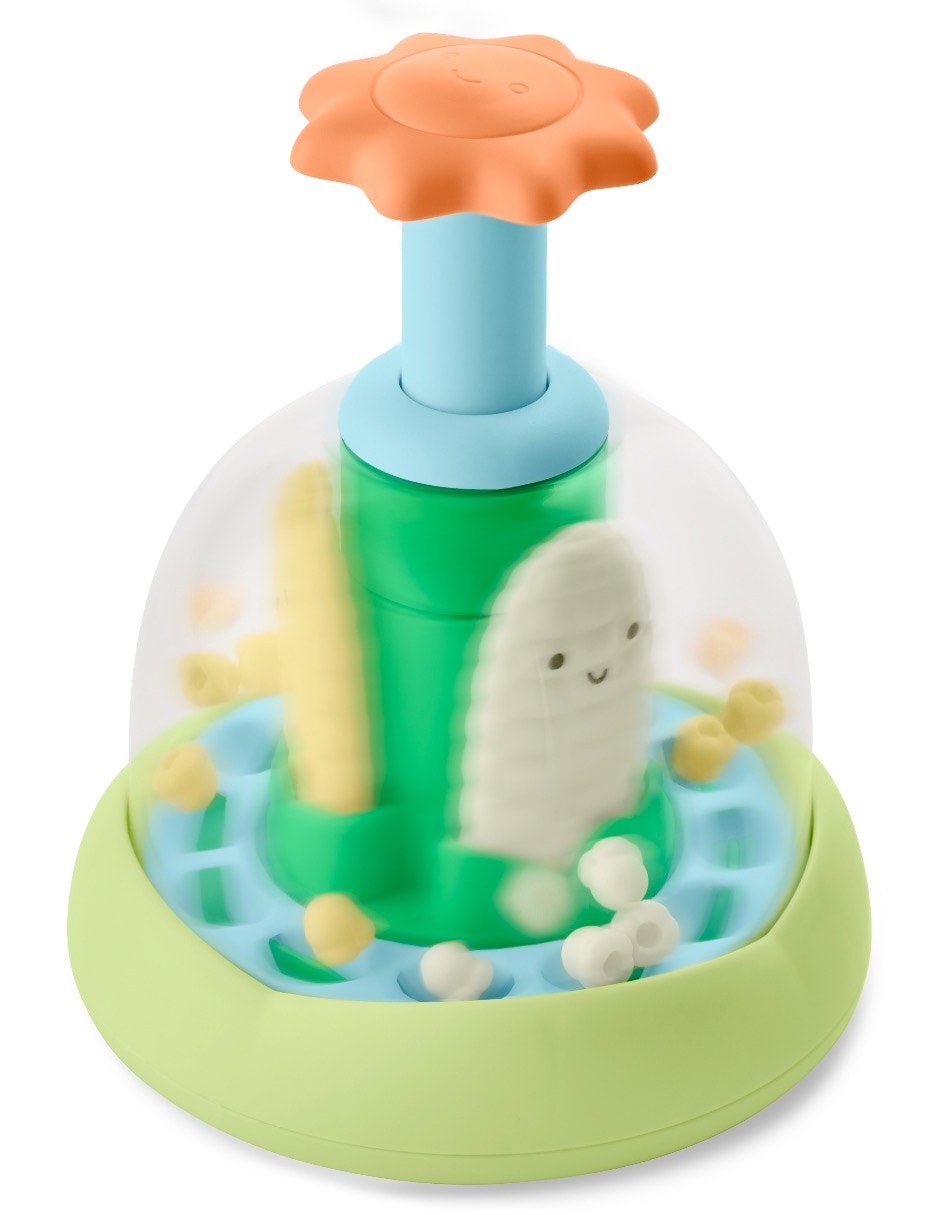 Farmstand Push & Spin Baby Toy Skip Hop juego didáctico infantil unisex 2
