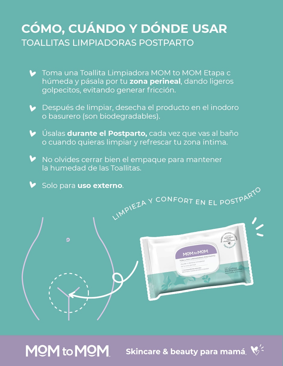 Toallas frías postparto etapa C