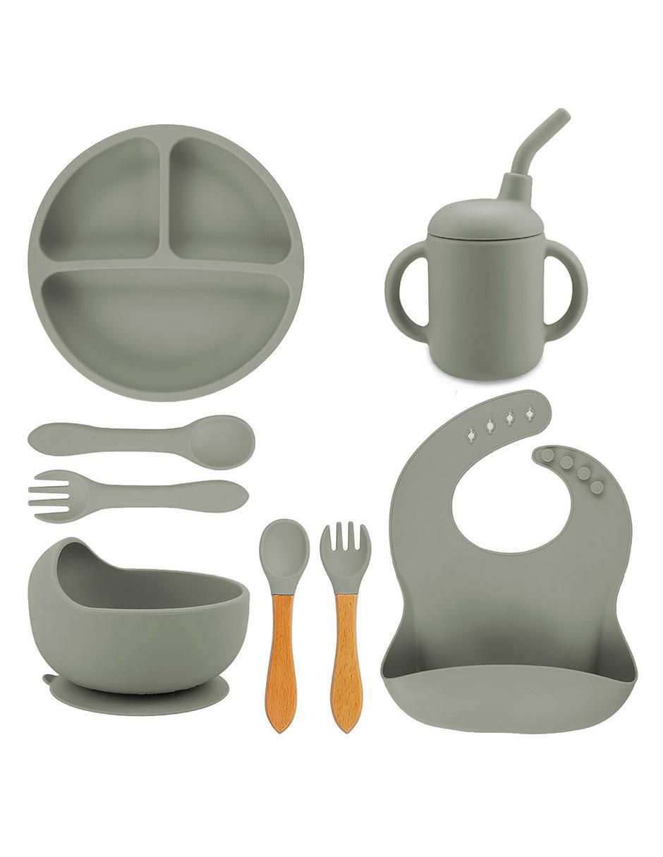 Set babero de silicón 8 piezas 1