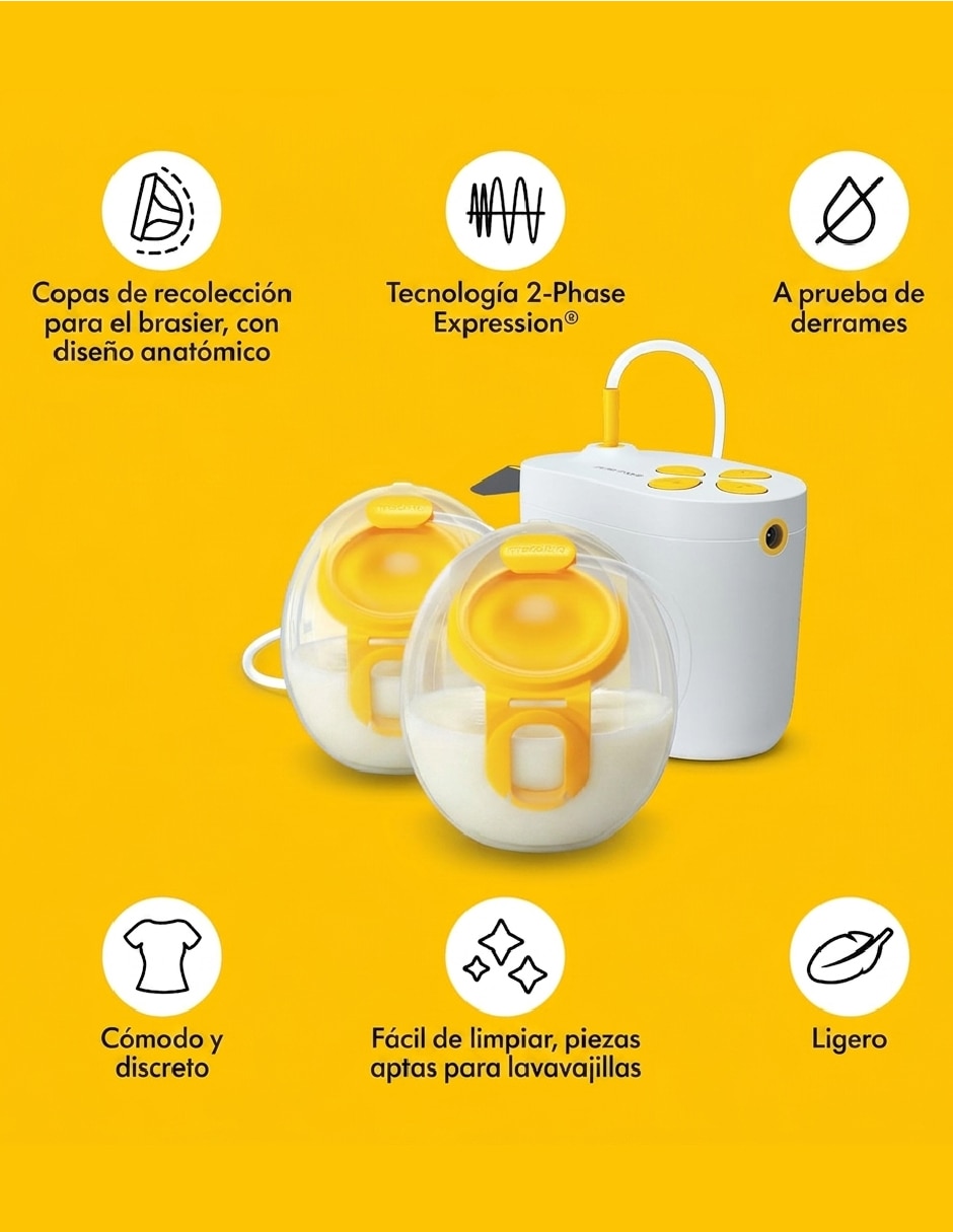 Extractor eléctrico de leche doble 10
