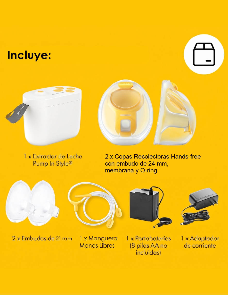 Extractor eléctrico de leche doble 12