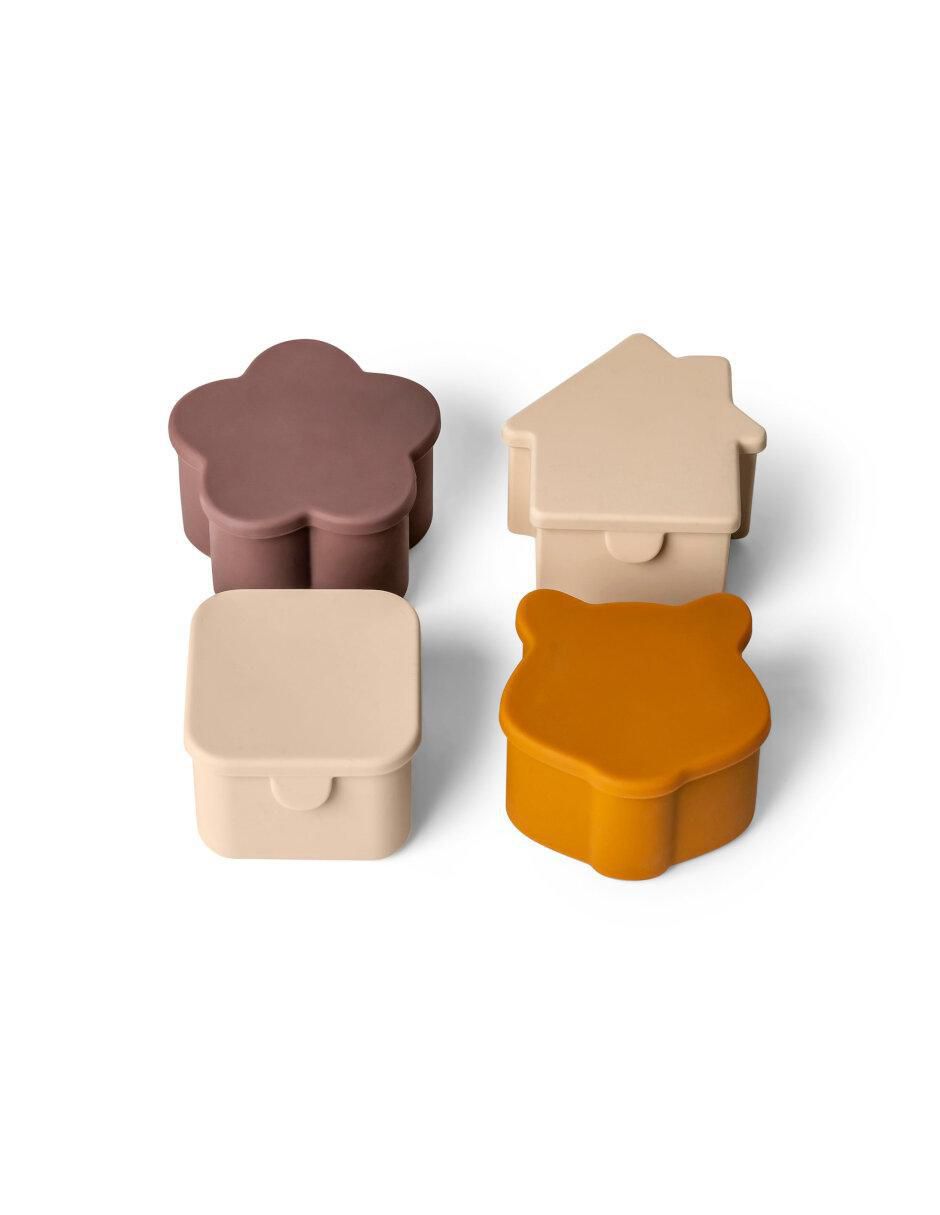Set contenedores de silicón 4 piezas 6
