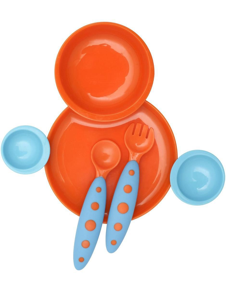 Plato de plástico 3 piezas