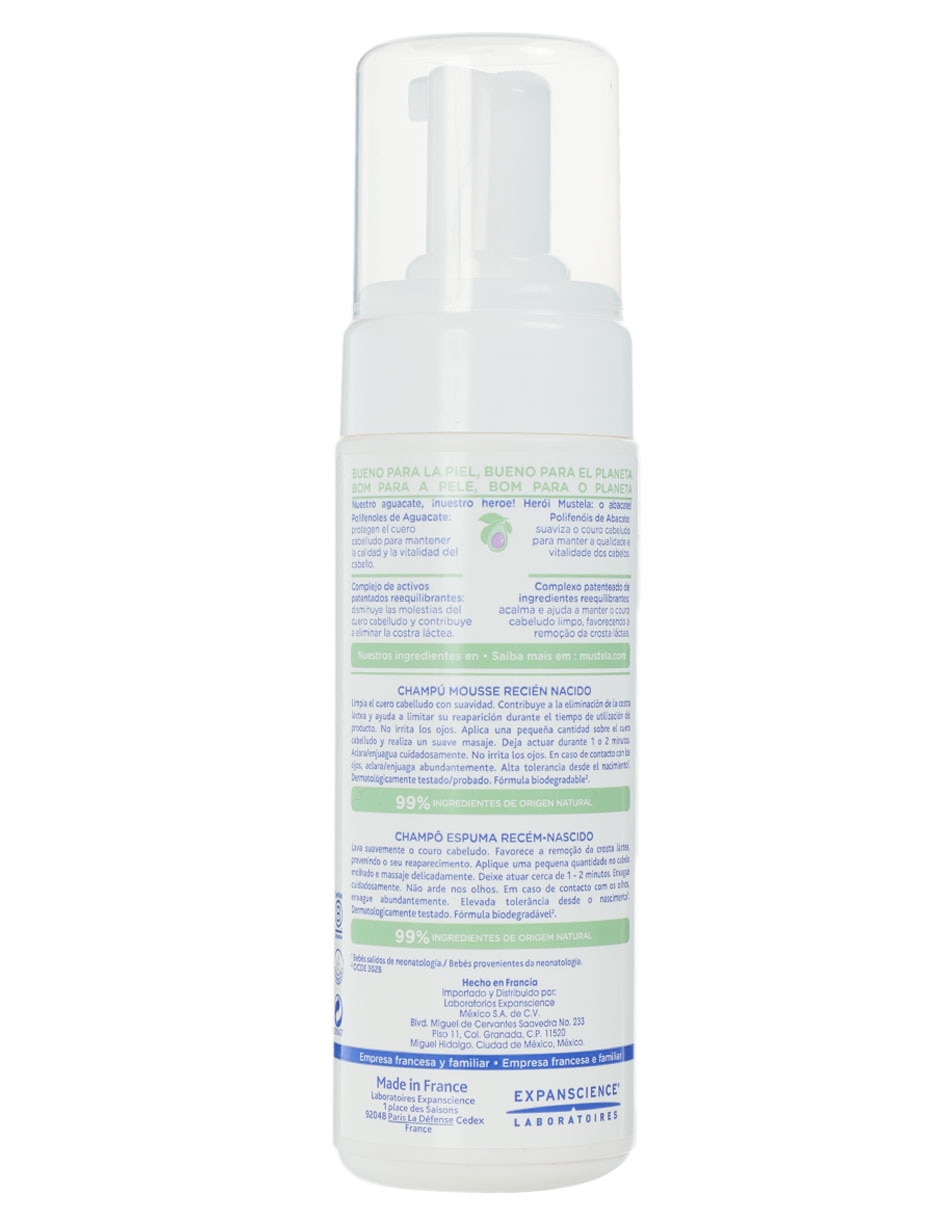 shampoo recién nacido 150ml